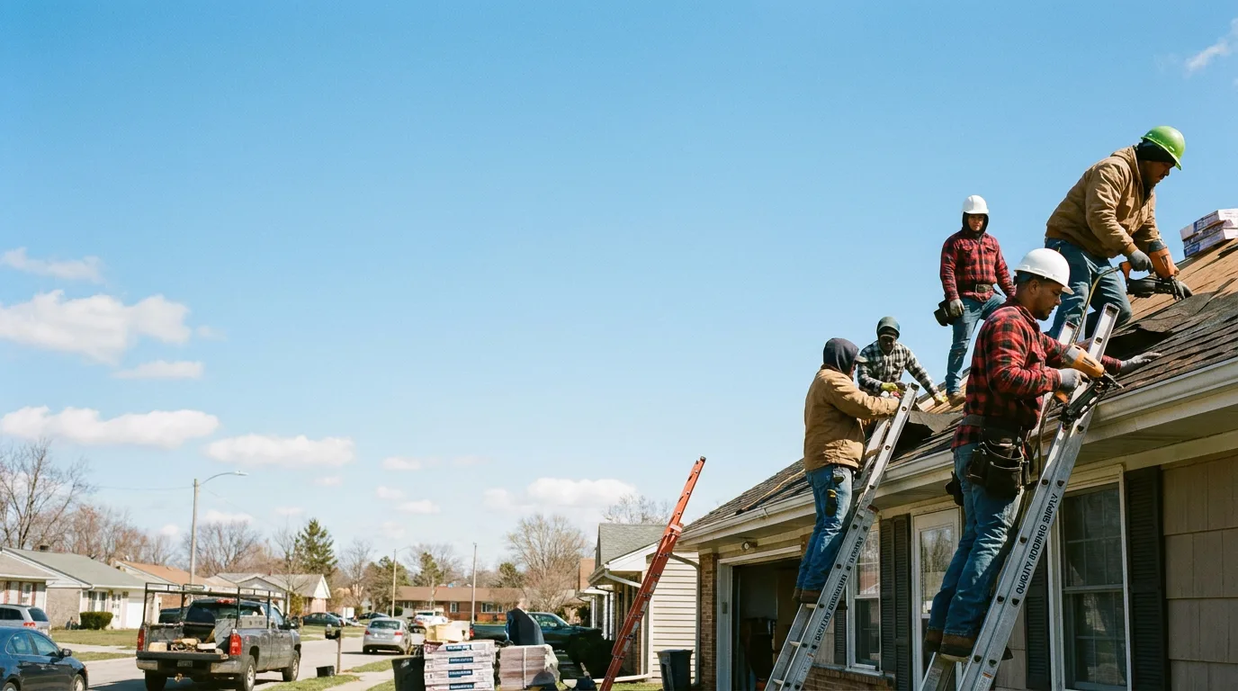 Roofing in Brown City, MI near me